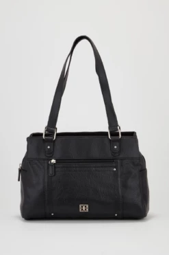 Tri-Compartment Tote Bag