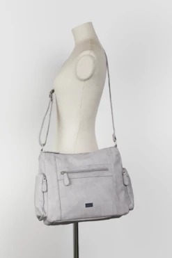 Linen Look Large Crossbody Bag -American Tourister Shop 3208820 4