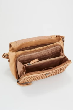 Zurra Leather Flapover Bag -American Tourister Shop 3211648 3