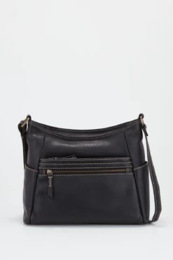 Ana Leather Large Crossbody Bag