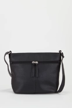 Twin Zip Crossbody Bag